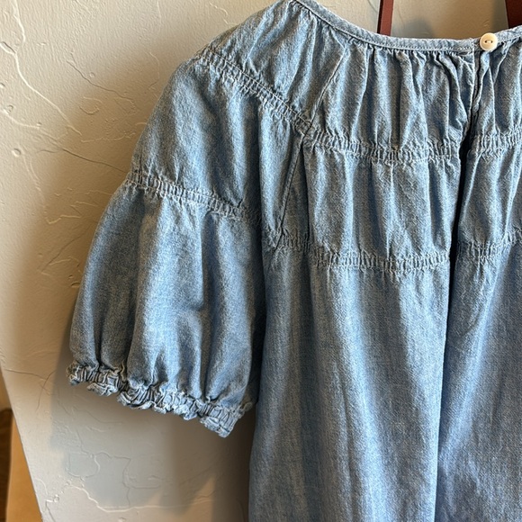 Madewell Denim/chambray top medium NWOT - Picture 9 of 10
